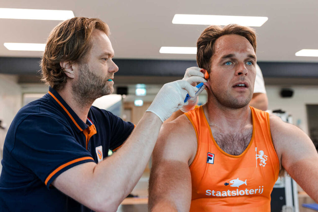 Koen de Haan (links) en kersvers wereldkampioen achten, Jan van der Bij (foto: Susanne Ottenheym)