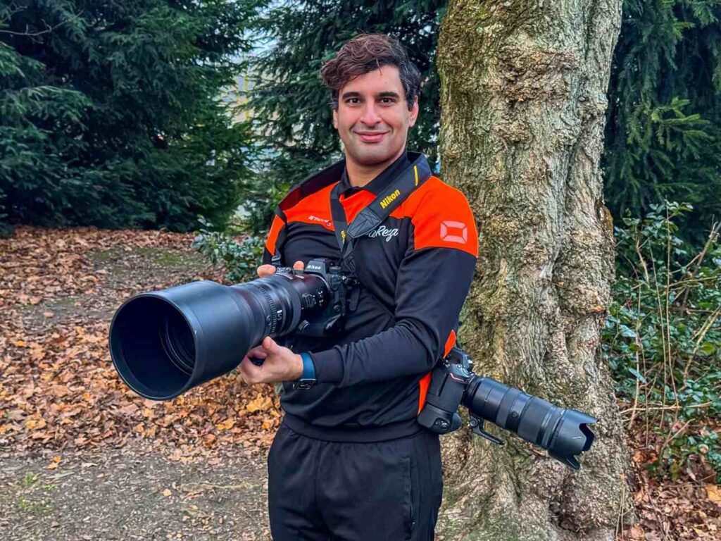 Fotograaf Reza uit Iran is huisfotograaf van PSV Handbal.