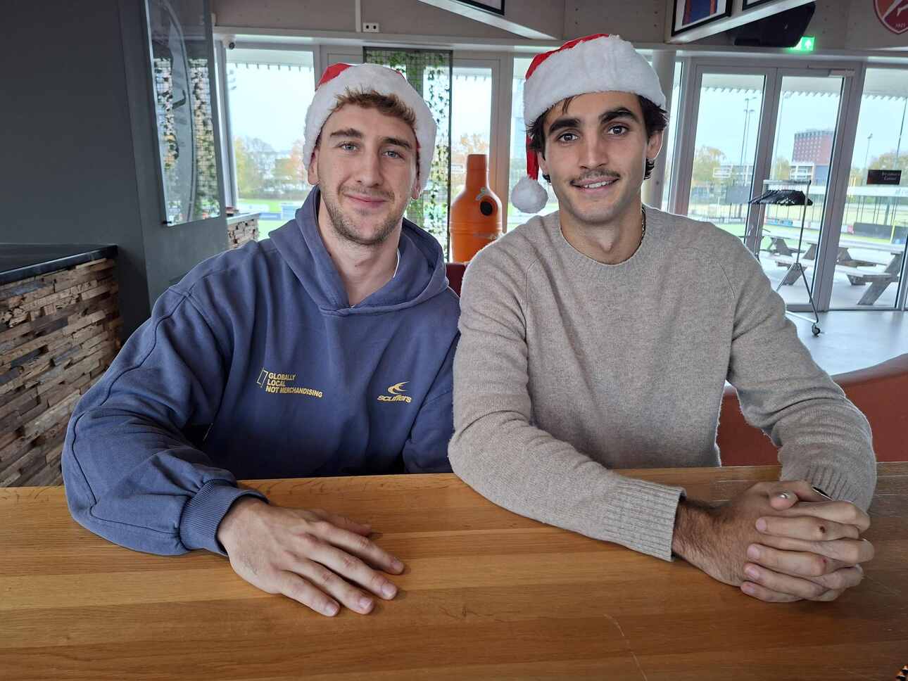 HC Oranje Rood Hockey Eindhoven met Pol Cabré-Verdiell en Borja Lacalle.