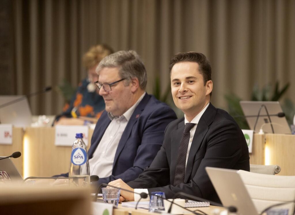 Remco van Dooren, wethouder Eindhoven, raadsvergadering