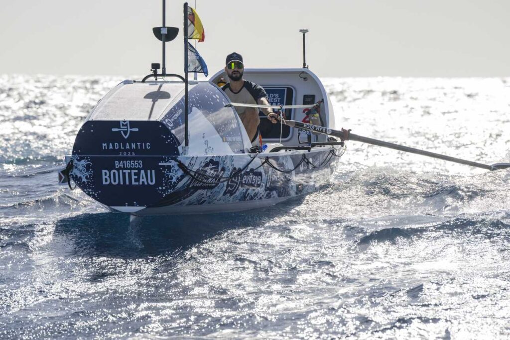 Thomas van Woensel op volle zee, World’s Toughest Row 2026