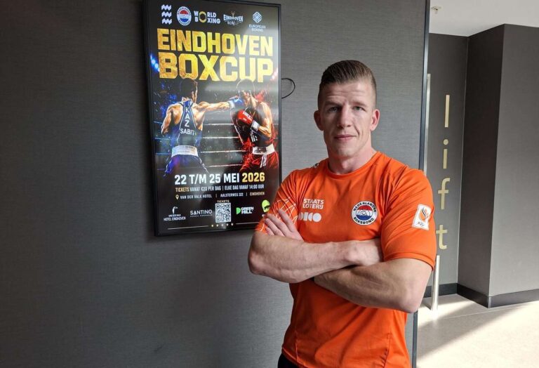 Max van der Pas bij de Box Cup in Eindhoven in 2026